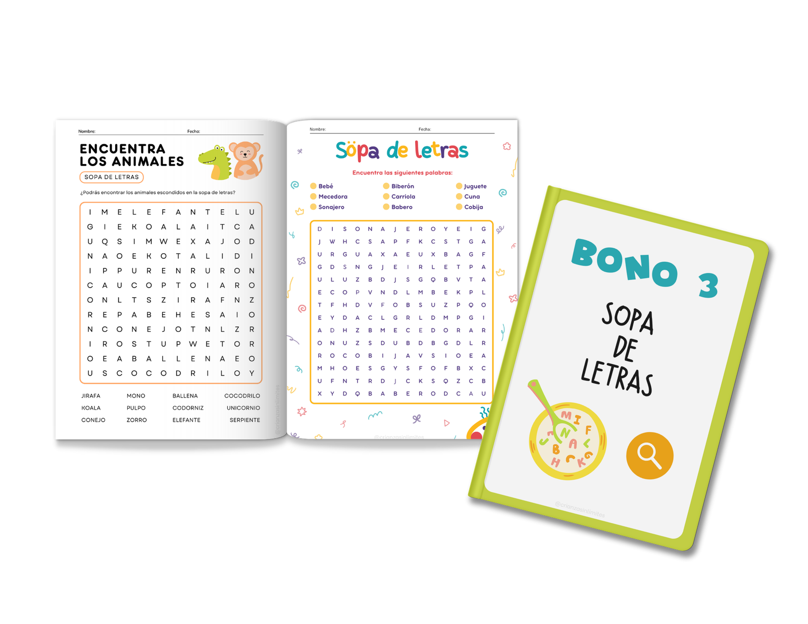 Sistema de escritura activa en 3 pasos /html Vista previa Bono 3