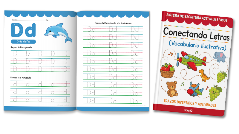 Sistema de escritura activa en 3 pasos /html Interior del Libro 2: Conectando Letras
