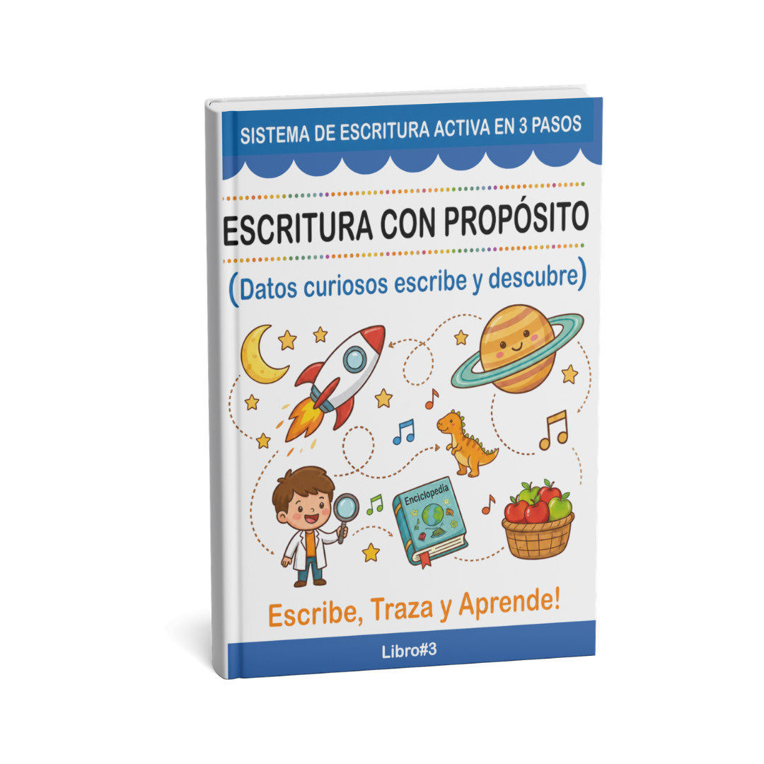 Sistema de escritura activa en 3 pasos /html Libro 3: Escritura con Propósito